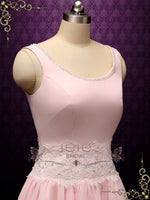 Dirty Dancing Pink Chiffon Rumba Dance Dress JEN