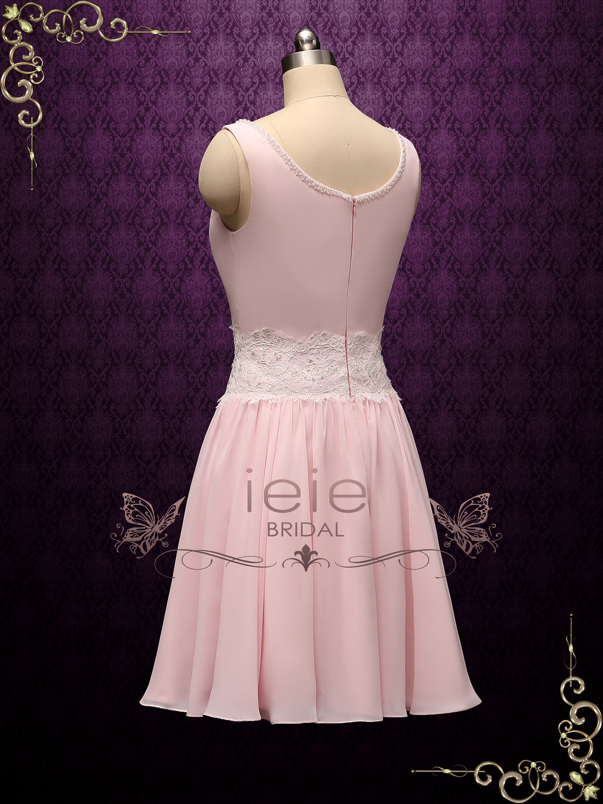 Dirty Dancing Pink Chiffon Rumba Dance Dress JEN Size 2 / Pink