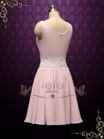 Dirty Dancing Pink Chiffon Rumba Dance Dress JEN