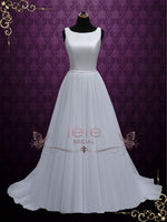 Romantic A-line Wedding Dress with Soft Tulle | Claribel