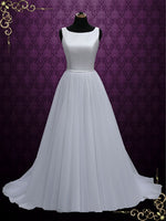 Romantic A-line Wedding Dress with Soft Tulle | Claribel