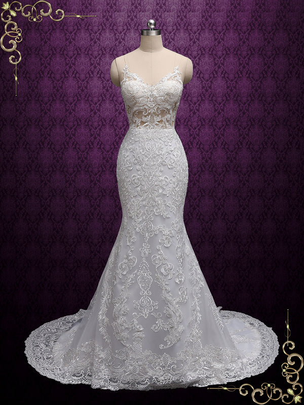 Exquisite Lace Mermaid Wedding Dress ABELLA