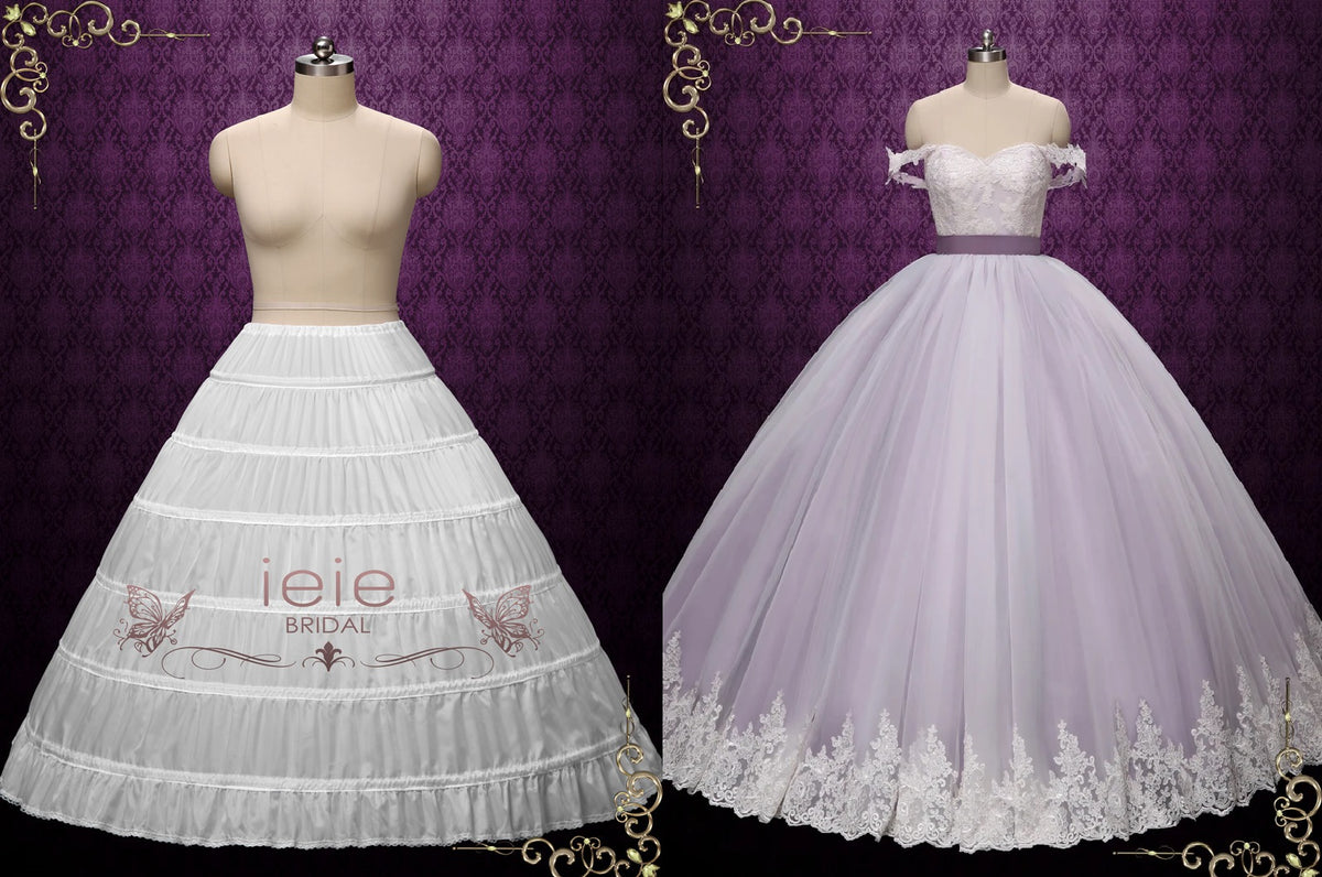 Extra Big Ball Gown Petticoat Crinoline with 6 Hoops | PT1005