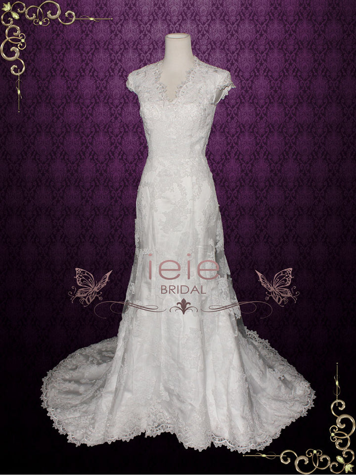 Ready to Wear Modest Lace Wedding Dresss MICHELLE