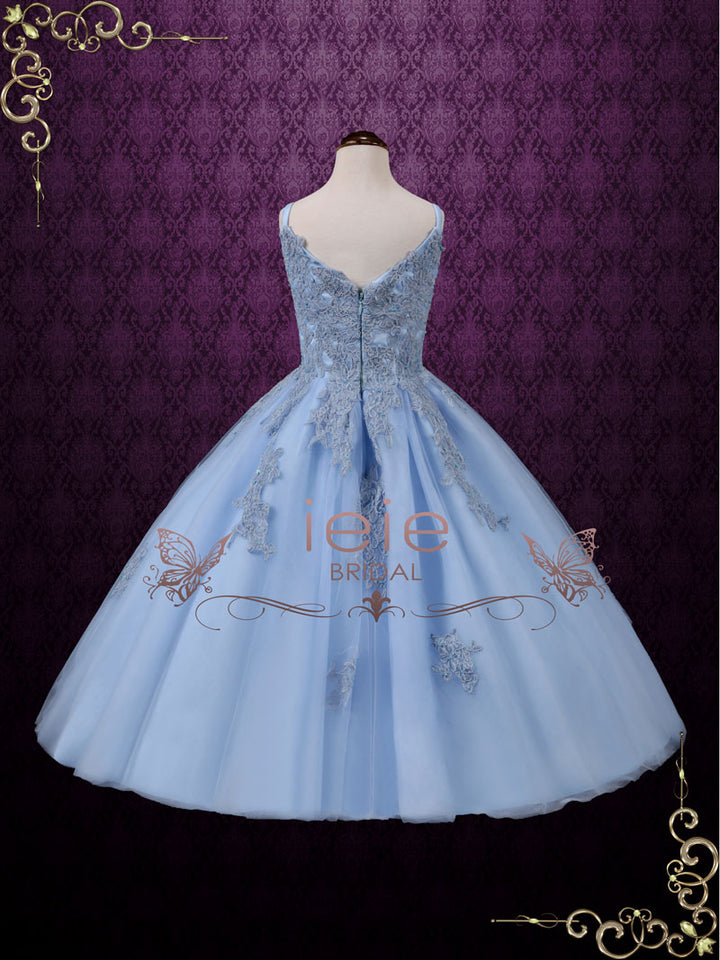 Girl Blue Princess Birthday Dress | Sealie