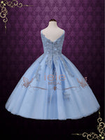 Girl Blue Princess Birthday Dress | SEALIE