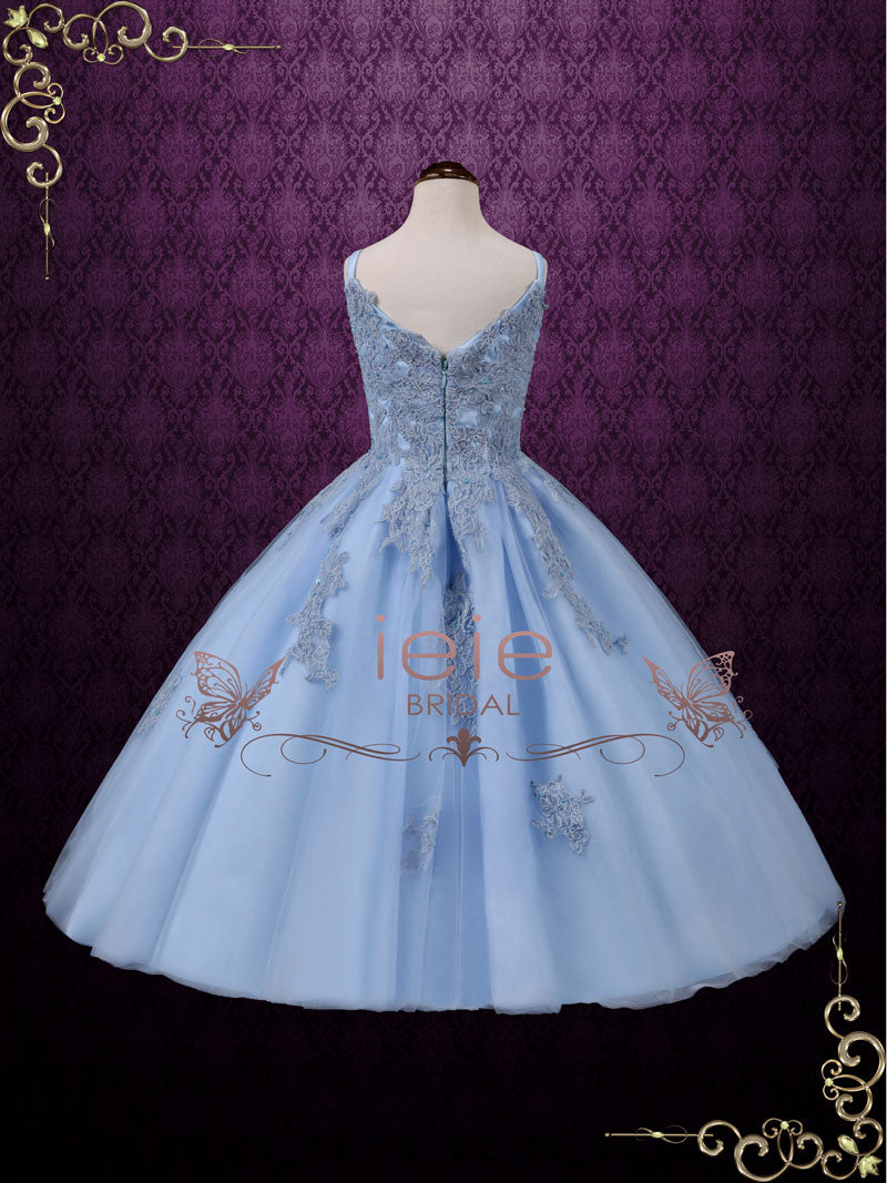 Girl Blue Princess Birthday Dress | SEALIE