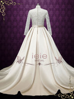 Royal Modest Lace Wedding Dress EMILIA