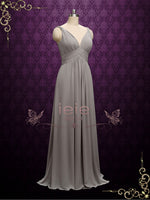 Boho Style Long Chiffon Bridesmaid Dress | A5