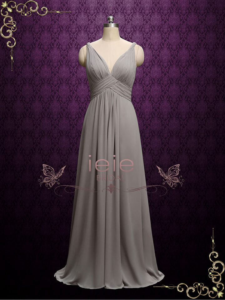 Boho Style Long Chiffon Bridesmaid Dress Boho Style Long Chiffon Bridesmaid Dress