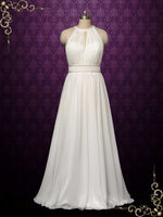 Grecian Chiffon Destination Wedding Dress MAE