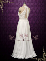 Grecian Chiffon Destination Wedding Dress MAE