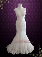 Vintage Style Lace Mermaid Wedding Dress SYDNEY