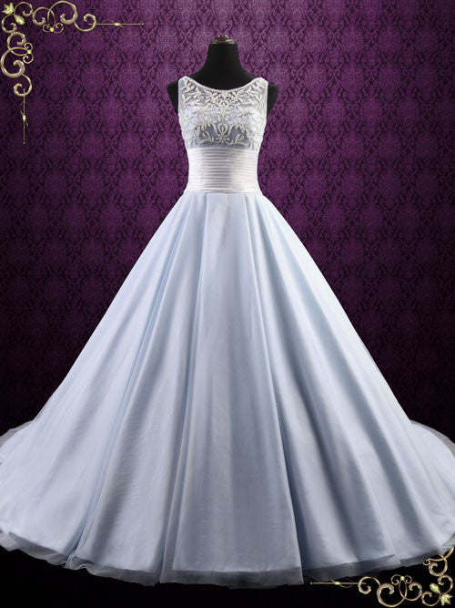 Ice Blue Ball Gown Wedding Dress ELSA