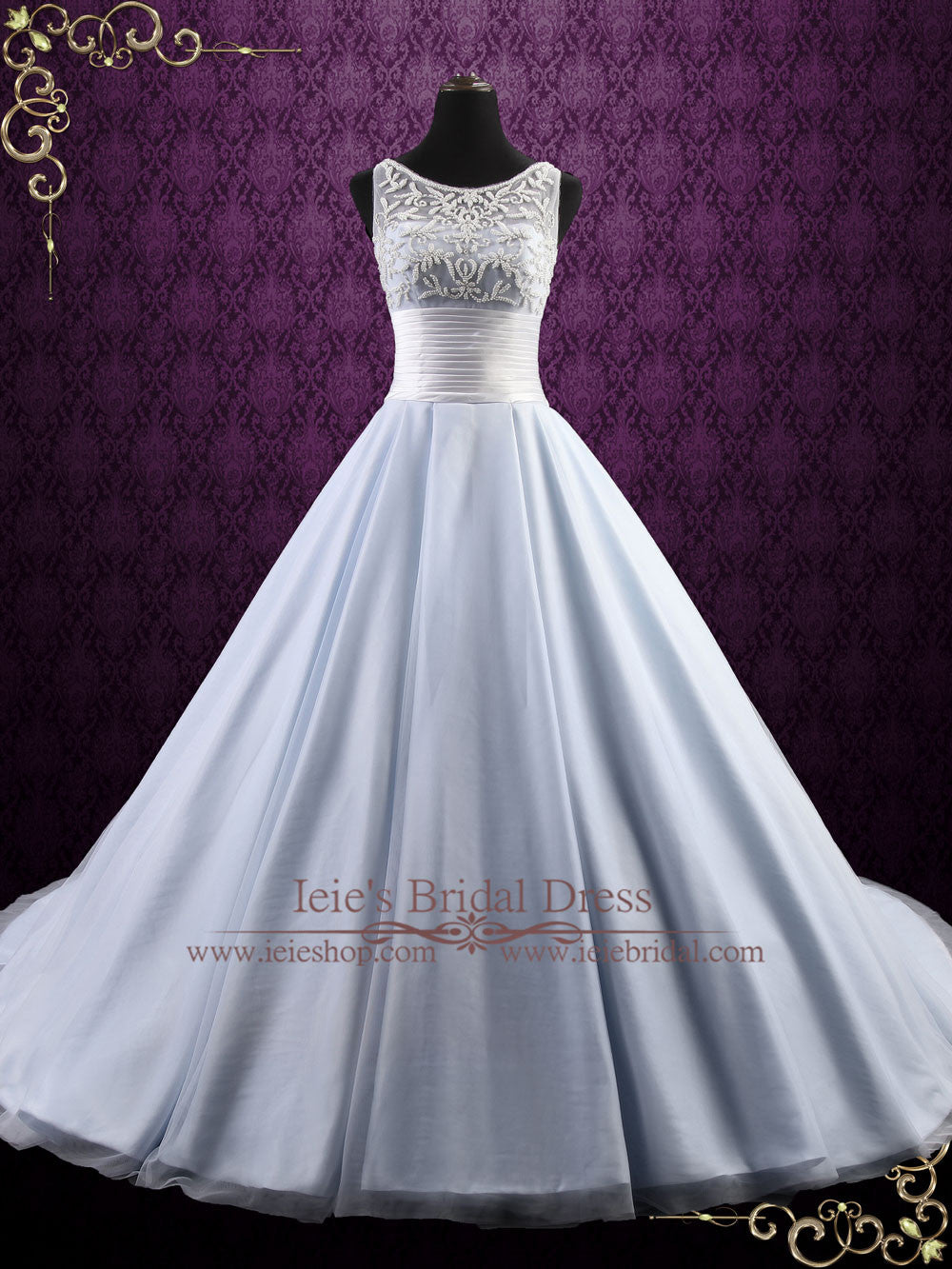 Keely Gown in Ice Blue - Sachin & Babi