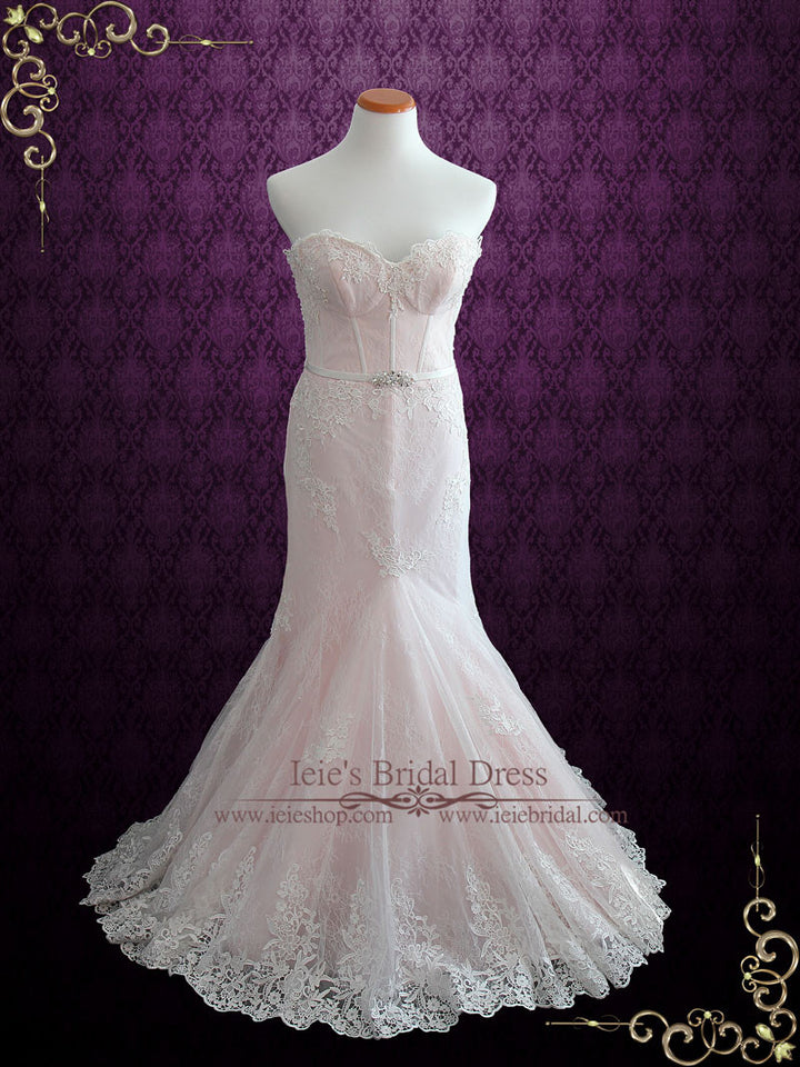 Vintage Style Lace Mermaid Wedding Dress SYDNEY