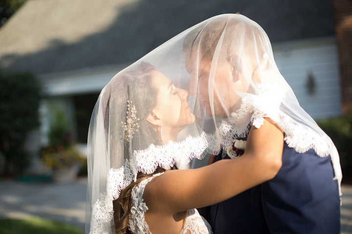 Long Cathedral and Chapel Length Veil with Eyelash Edge VG1009