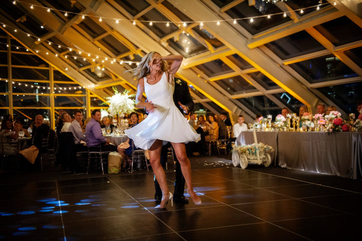 Dirty Dancing Pink Chiffon Rumba Dance Dress JEN