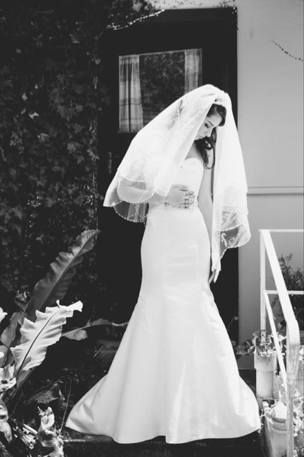 Elegant Strapless Mermaid Wedding Dress | Anne