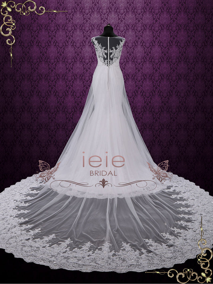 Mermaid Fitted Lace A-line Lace Wedding Dress JESSICA ieie Mermaid Fitted Lace A-line Lace Wedding Dress JESSICA ieie