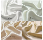 Ivory and Champagne Swatches