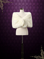 Elegant Winter Wedding Fur Wrap SG1001