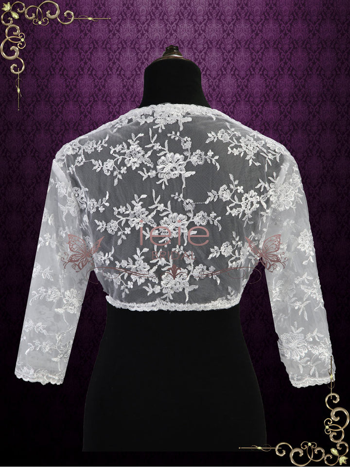 Lace Bolero Jacket with Sleeves | SG1007