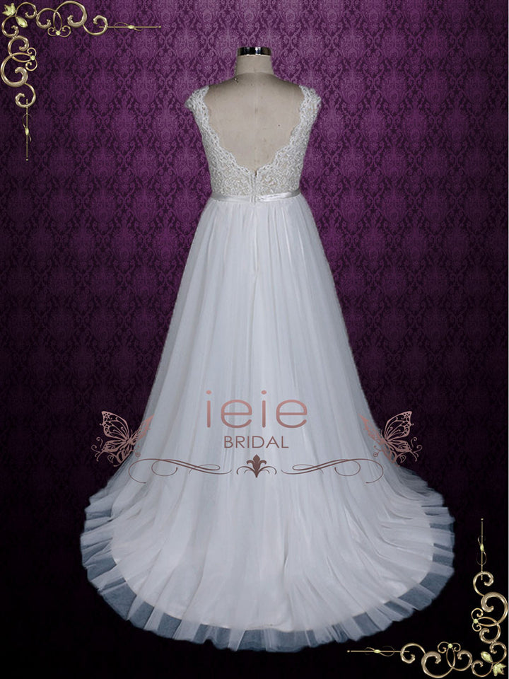 Romantic Lace Tulle Wedding Dress MARIE