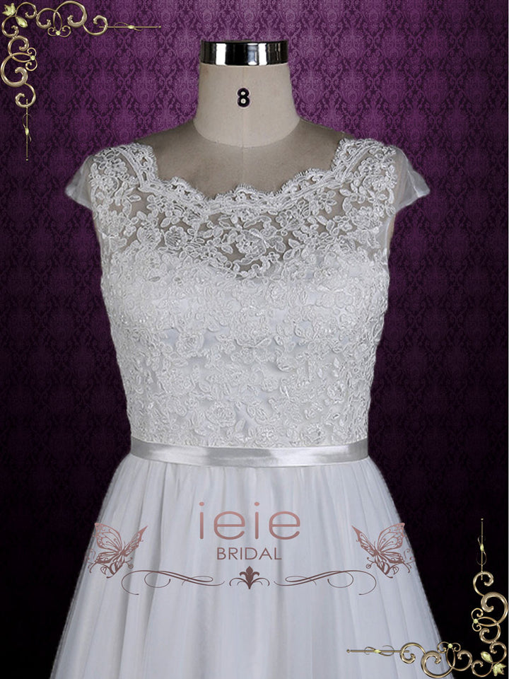 Romantic Lace Tulle Wedding Dress MARIE