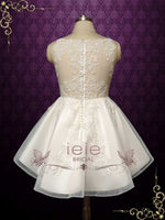 Short Lace Wedding Dress ARWEN