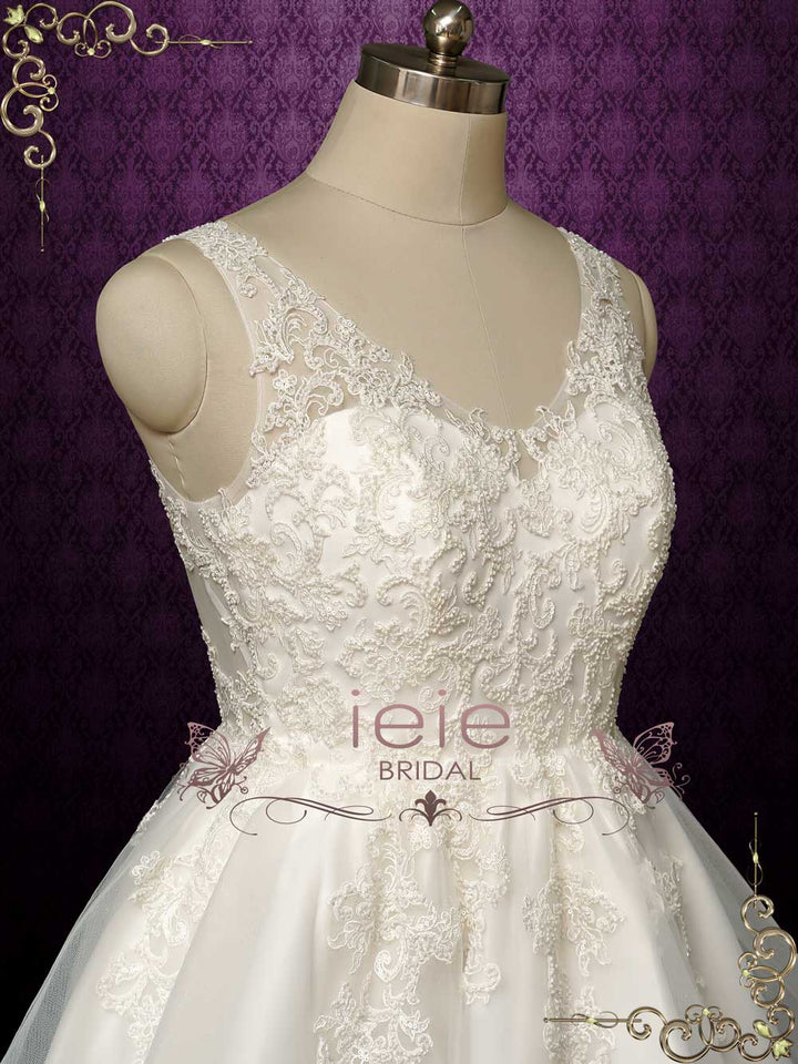 Short Lace Wedding Dress ARWEN