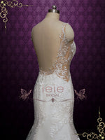 Sexy Lace Wedding Dress with Open Back FLEUR