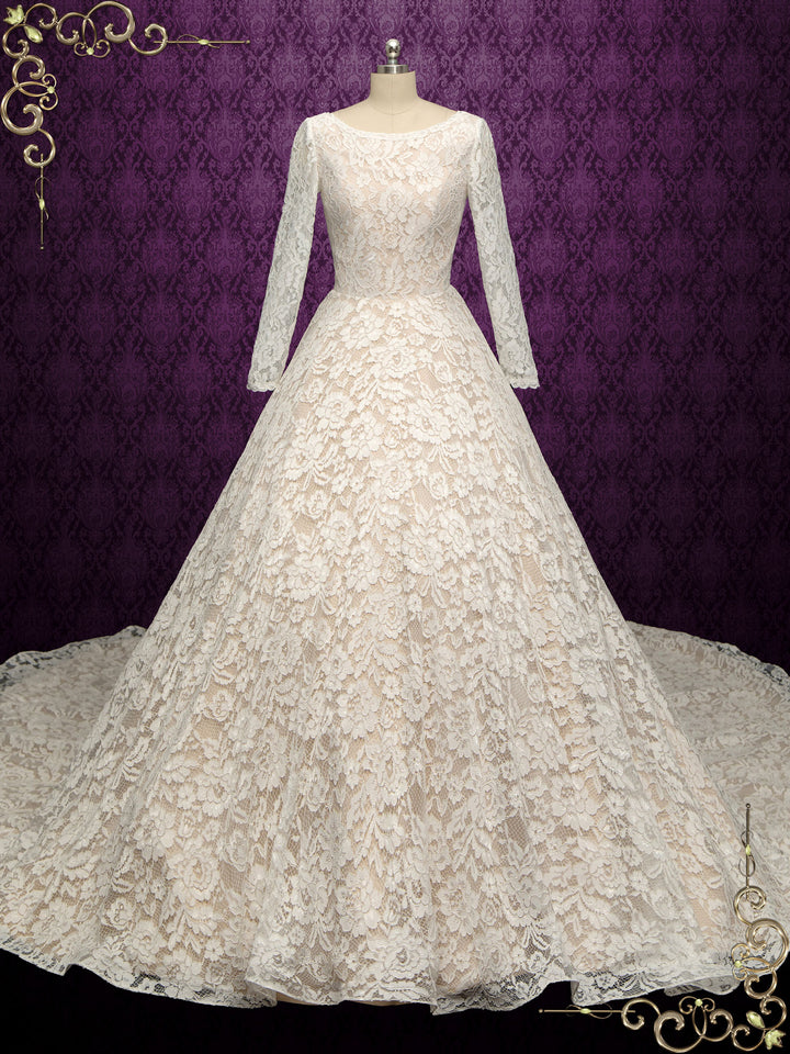 Long Sleeves Lace Wedding Dress ALLISON