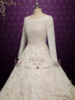 Long Sleeves Lace Wedding Dress | ALLISON