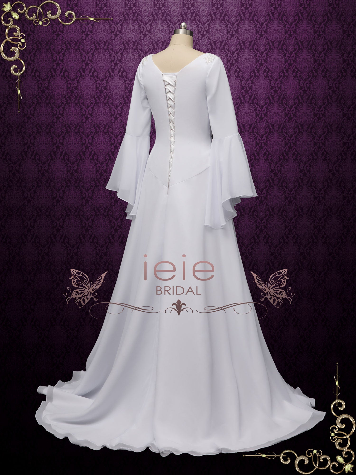 mediaeval wedding dresses What Did Brides Wear in the Middle Ages? A Guide to Medieval Elegant Medieval Wedding Dress In this elegant wedding dress in radiant white Medieval Wedding Dress with silk