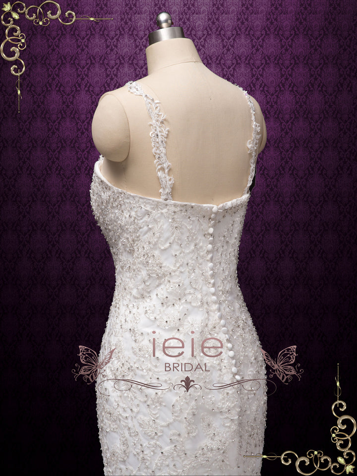 Lace Mermaid Wedding Dress with Ruffle Skirt OLOLADE