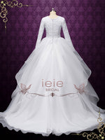Ready to Wear Modest Lace Ball Gown Wedding Dress DALTON