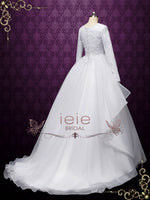 Ready to Wear Modest Lace Ball Gown Wedding Dress DALTON