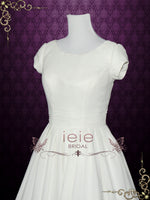 Modest Chiffon Short Wedding Dress RAYLENE