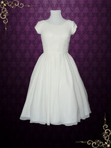 Modest Chiffon Short Wedding Dress RAYLENE