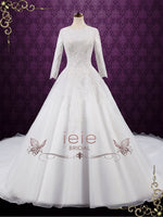 Modest Lace Ball Gown Wedding Dress DESTINY