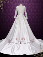Modest Long Sleeves Lace Wedding Dress ARIANA