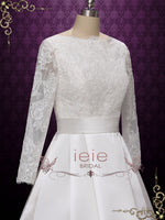 Modest Long Sleeves Lace Wedding Dress ARIANA
