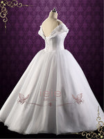 Off Shoulder Ball Gown Wedding Dress CECI