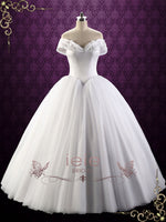 Off Shoulder Ball Gown Wedding Dress CECI