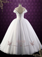 Off Shoulder Ball Gown Wedding Dress CECI