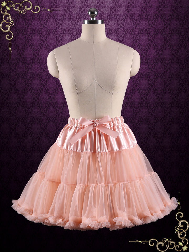 Blush Ruffle Soft Tulle Skirt