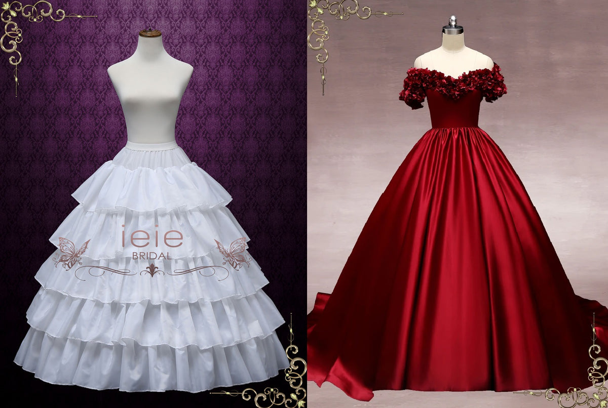 Ball Gown Petticoat with Hoops | PT1003