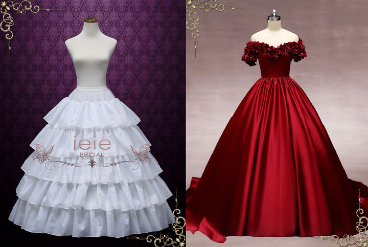 Ball Gown Petticoat with Hoops | PT1003
