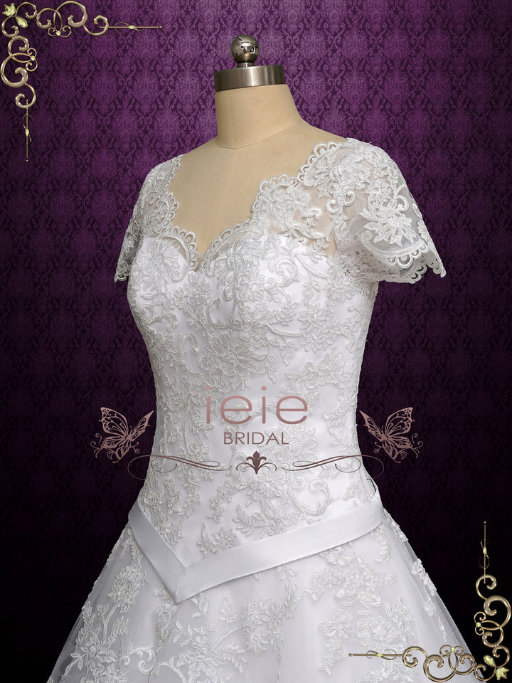 White Fairytale Princess Ball Gown Wedding Dress KARINA